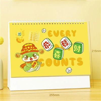 Horizontale bureaukalender